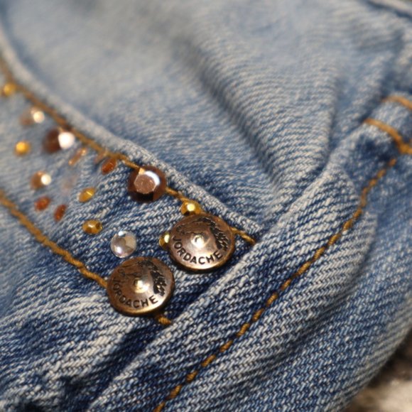 Jordache Vintage Denim Mini Skirt - Picture 7 of 8